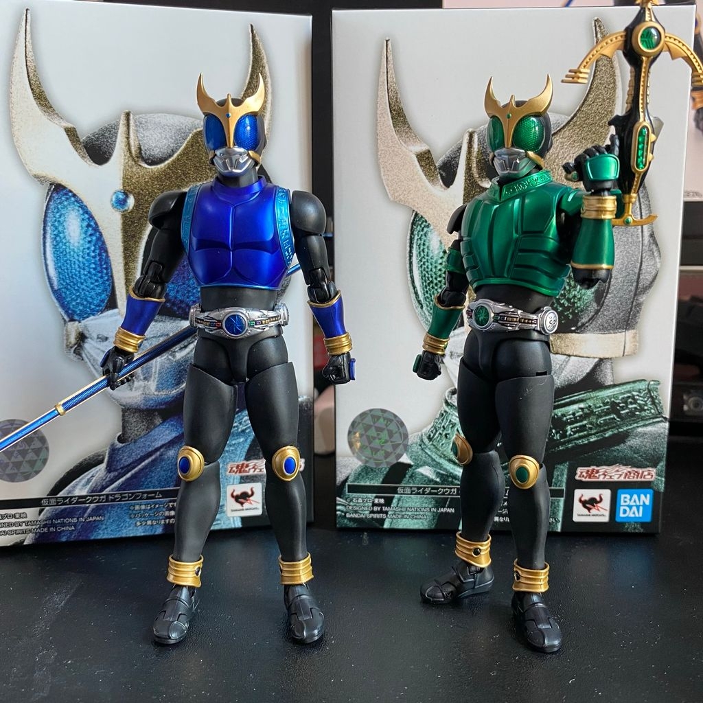 老人院開箱 Shf 真骨雕製法幪面超人古迦天馬青龍型態 玩具台 香港高登討論區